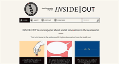 Desktop Screenshot of insideoutpaper.org